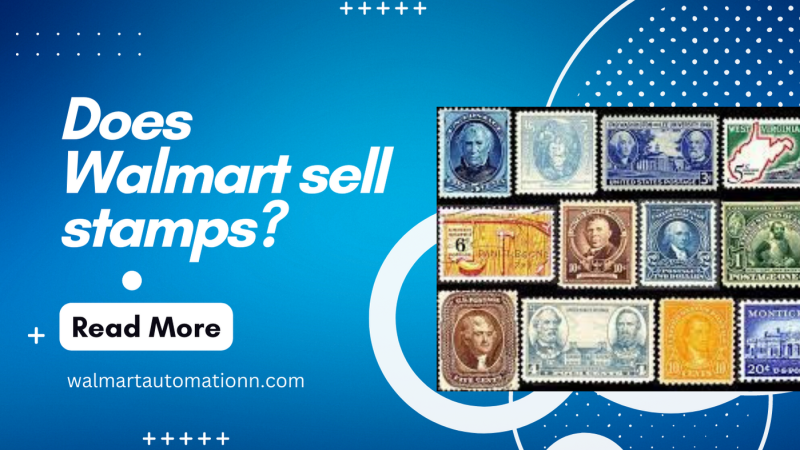 Does Walmart sell stamps?