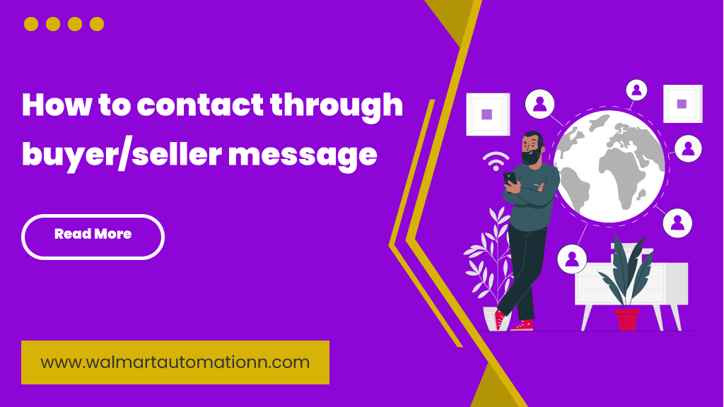 How to contact through buyer/seller message