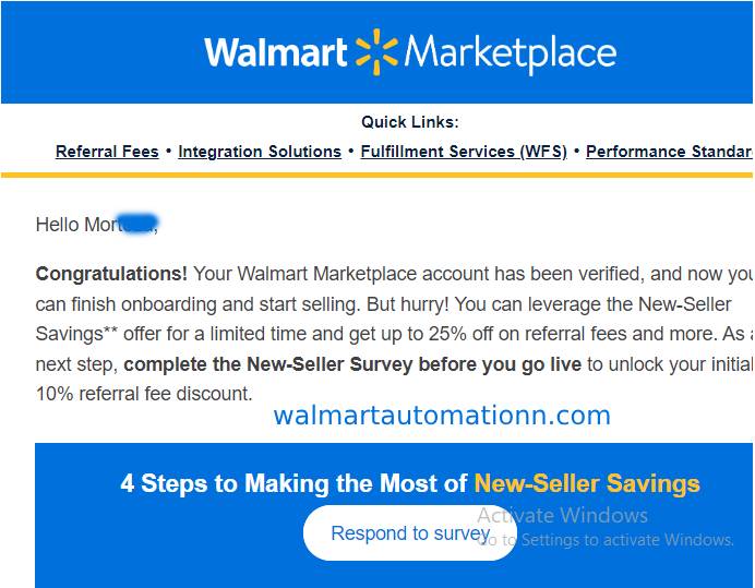 Walmart Seller Account Approval